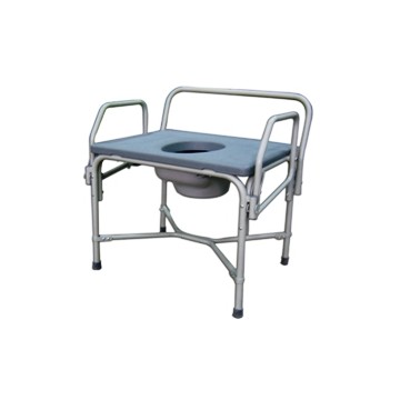 Bariatric Drop Arm Steel Commode