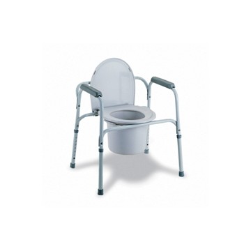 Deluxe 4-in-1 Steel Commode