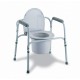 Deluxe 4-in-1 Steel Commode