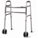 Deluxe Bariatric Two-Button Walker With Dual 5" Wheels