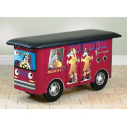 Engine K-9 with Dalmatian Firefighters Mat Table