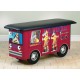 Engine K-9 with Dalmatian Firefighters Mat Table