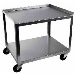 Ideal 2 Shelf Stainless Steel Utility Cart