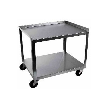 Ideal 2 Shelf Stainless Steel Utility Cart