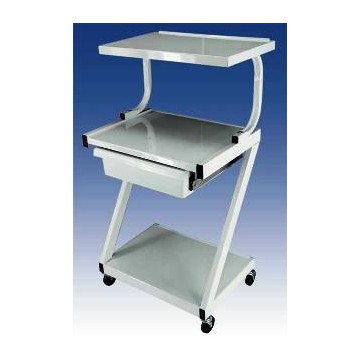 Ideal 3 Shelf Equipment Cart with Drawer