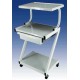 Ideal 3 Shelf Equipment Cart with Drawer