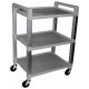 Ideal 3 Shelf Poly Utility Cart