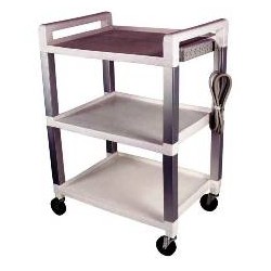 Ideal 3 Shelf Powered Poly Cart