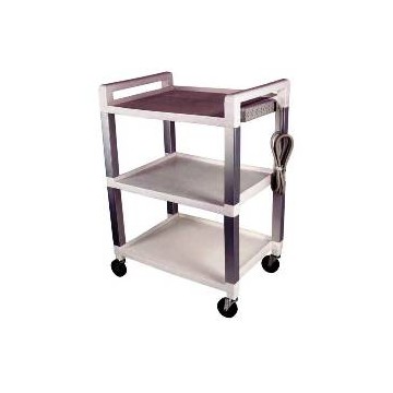 Ideal 3 Shelf Powered Poly Cart