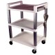 Ideal 3 Shelf Powered Poly Cart
