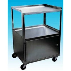 Ideal 3 Shelf Stainless Steel Cabinet Cart