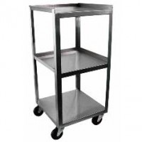 Ideal 3 Shelf Stainless Steel Utility Cart