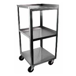 Ideal 3 Shelf Stainless Steel Utility Cart